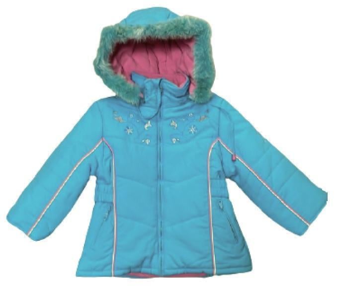 Куртка для девочки на флисе YOYO 92 см Голубой (310401_92)