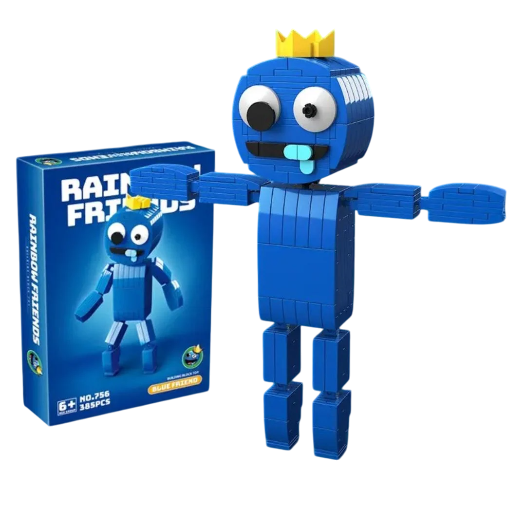 Конструктор детский Радужные Друзья фигурка персонаж Rainbow Friends 385 дет. Синий (2671356043)