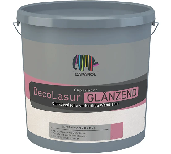 Лазурь интерьерная акриловая глянцевая Caparol Deco Lasur 2,5 л Прозрачный (1980930056)