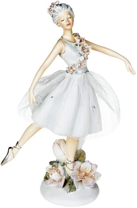 Статуэтка Балерина в цветах магнолии 17,7х9,5х27,2 см (BD-838-280)