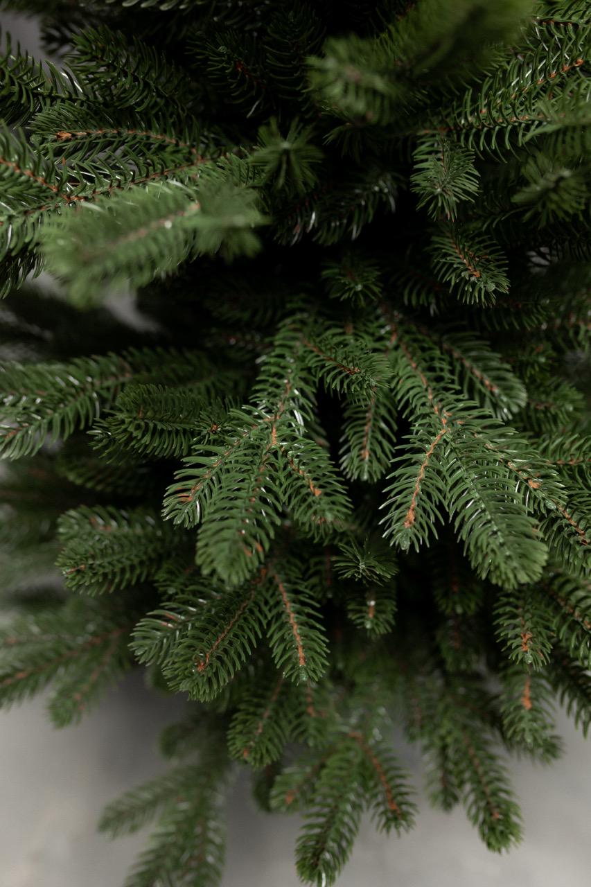 Ялинка штучна лита в коробці з горщиком 1,0 м Зелений - фото 2