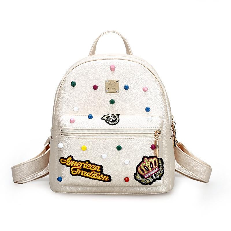 Женский рюкзак Three Feather Белый (8032)