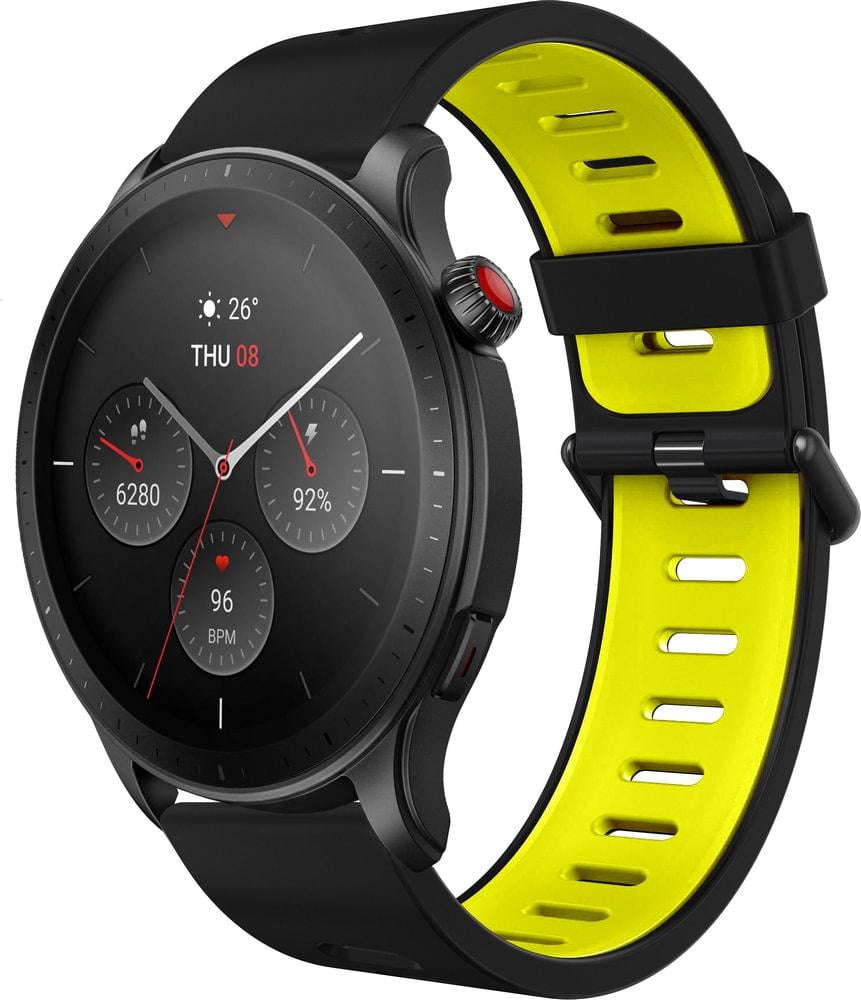 Ремешок Traf для Amazfit GTR 4 Black/Yellow (31078)