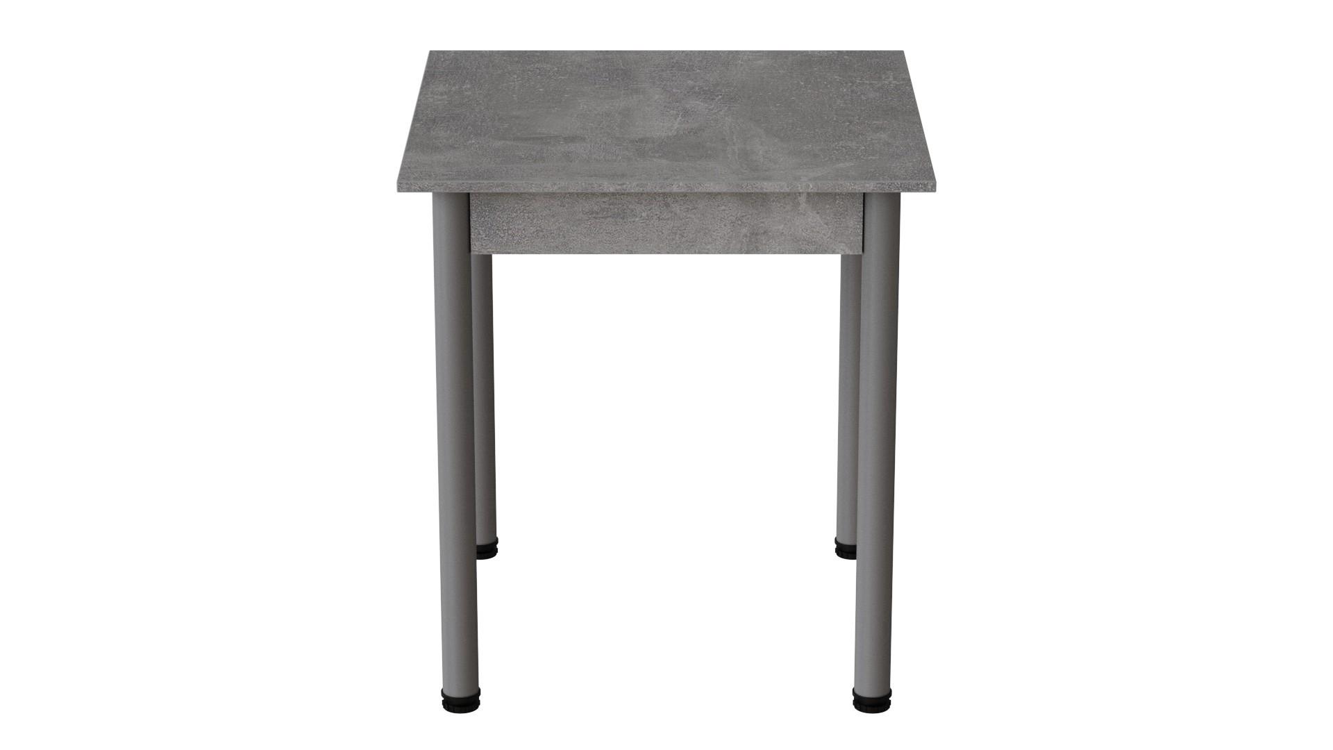 Стол кухонный Ferrum-decor Агата ДСП 16 мм 75x90x90 см Серый/Бетон (FRD-105562)