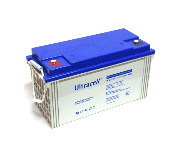 Аккумулятор для ИБП гелевый Ultracell UCG120-12 GEL 12 V 120 Ah 37 кг 409x176x225 см (28066)