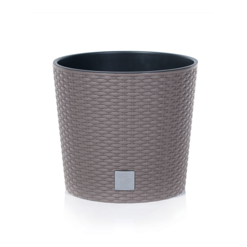 Горшок для цветов Prosperplast Rato со вставкой 2в1 Н-27 см Мокко (79572-7529)