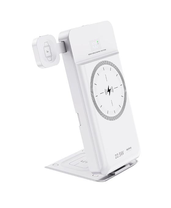 Повербанк Remax Wireless Charger RPP-D3 10000 mAh 5in1 15W White (101135)