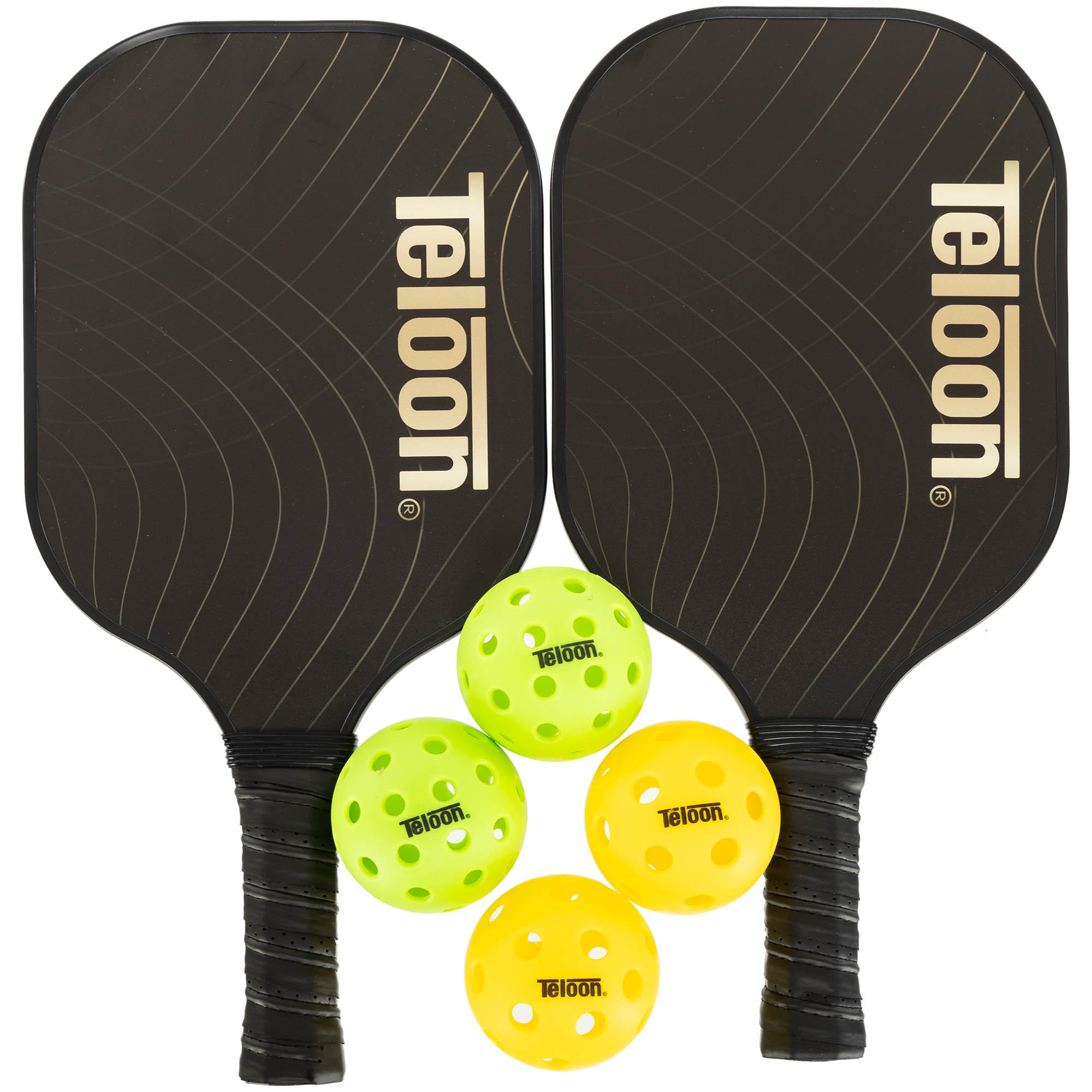 Набор для пикболла Teloon TL5003-SET 2 ракетки 4 мяча с чехлом (TL5003-SET) - фото 5