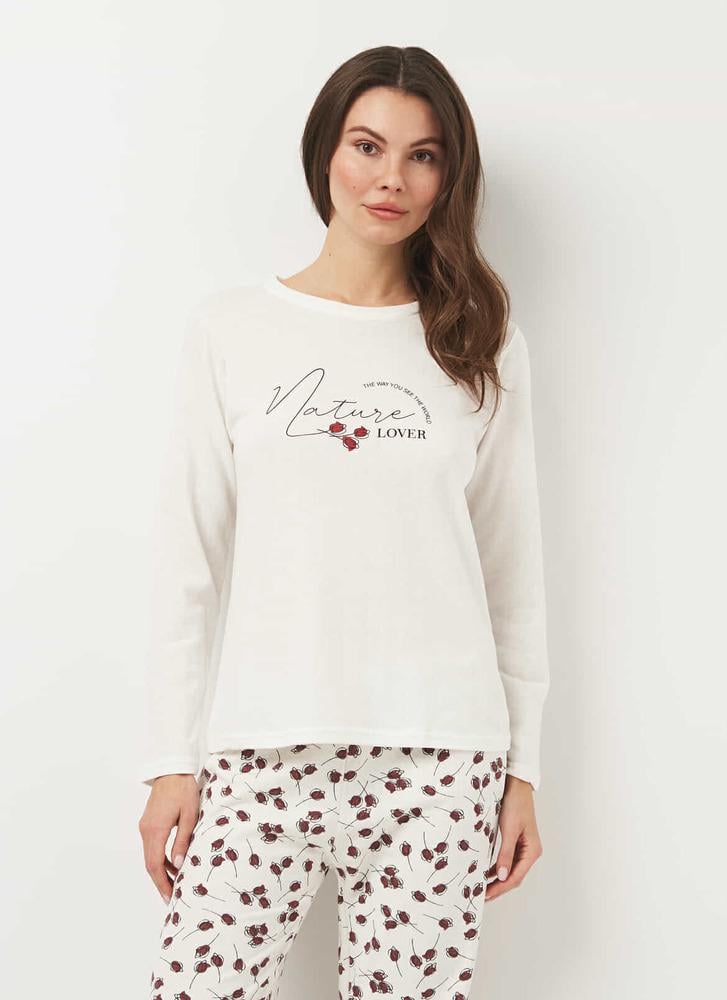 Піжама Carla Mara 4080-1010x01 жіноча XL Білий - фото 3 Піжама Carla Mara 4080-1010x01 жіноча XL Білий - фото 3