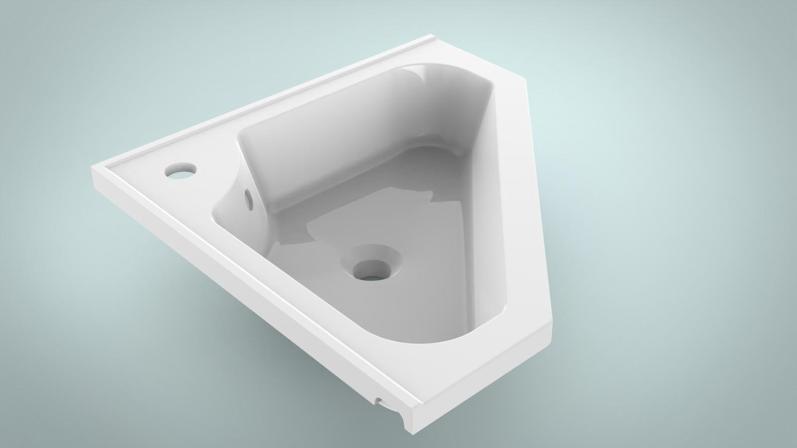 Умывальник Amidicon CUT 51х51 cм Белий (27983975) - фото 3 Умывальник Amidicon CUT 51х51 cм Белий (27983975) - фото 3