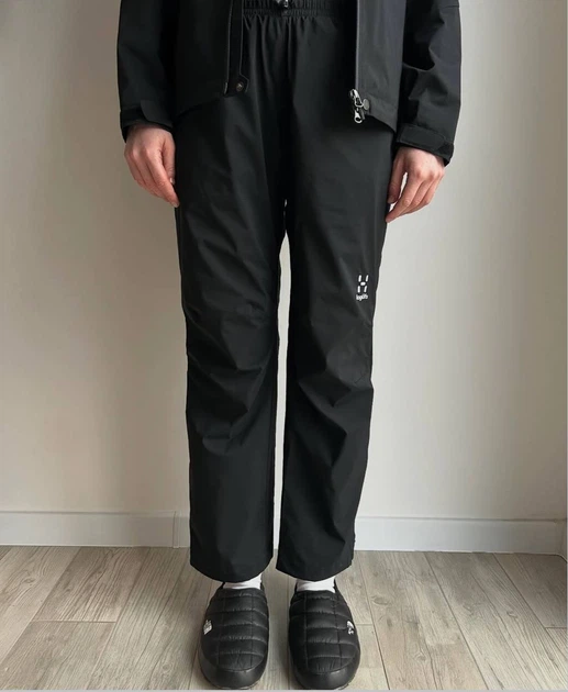 Штани туристичні жіночі Haglofs Aero Pants gore-tex мембранні в похід XS Чорний (6043402)