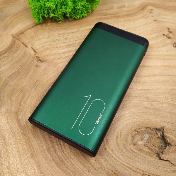 Портативное зарядное устройство Usams US-CD148 PB55 10000 mAh Green (28249)