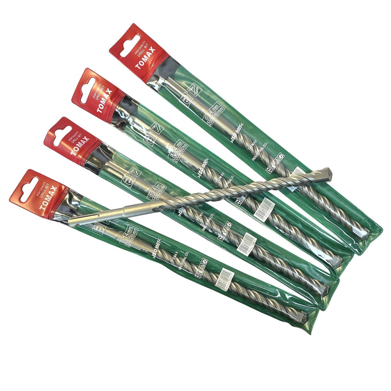 Бур по бетону TOMAX 14x260 мм SDS-plus (1415215289) - фото 5