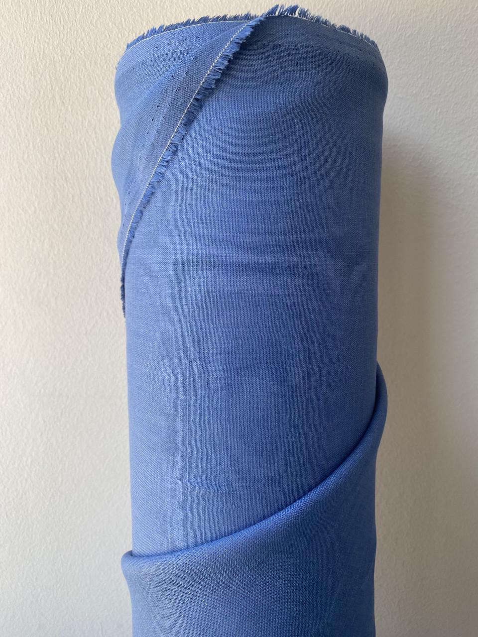 Тканина LINEN PLUS лляна натуральна 143 см 131/369 Синій - фото 2 Тканина LINEN PLUS лляна натуральна 143 см 131/369 Синій - фото 2