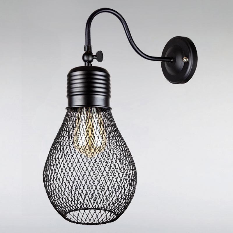 Бра лофт Light House LS-13450F3-1 BK Чорний