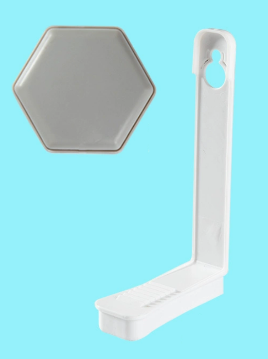 Тримач для простирадла високий з сірим затискачем 18 см (K7-15-1487-ВС)