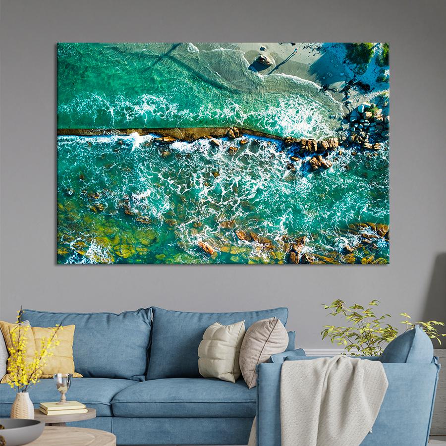 Картина природа Лазурный берег 80x54 см (A1153-1)