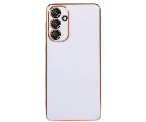 Чехол накладка Silicone Adds 6D для Samsung Galaxy M55 Белый