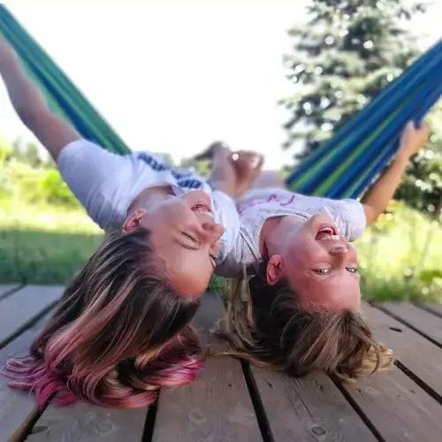 Гамак садовый двухместный Gardlov 200x150 см до 150 кг Сине-зеленый (27786180) - фото 8 Гамак садовый двухместный Gardlov 200x150 см до 150 кг Сине-зеленый (27786180) - фото 8