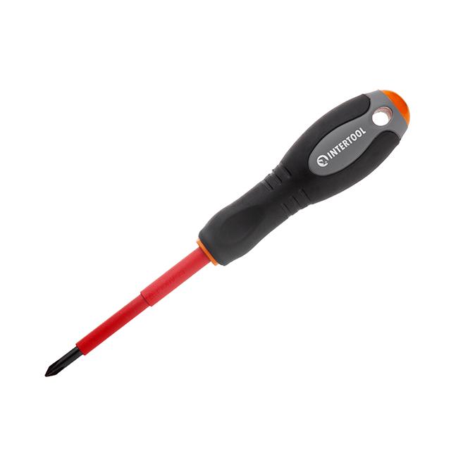 Викрутка хрестова Intertool ізольована PH1х80 мм 1000 В (VT-3211)