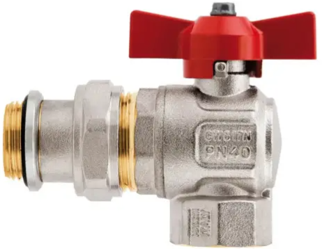 Кран кульовий ITAP IDEAL 298S ЧМ з американкою кутовий 3/4" ВЗ (2980034S/SB)