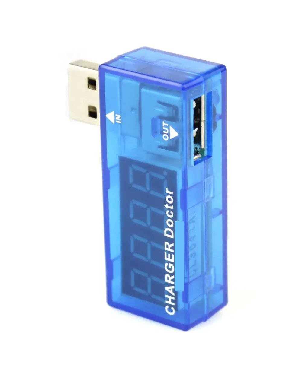 Тестер USB для повербанков 4,5-10 В до 3 А емкости аккумулятора (К051024)