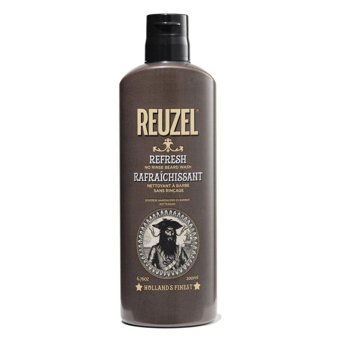 Шампунь для бороды без смыва REUZEL Refresh No Rinse Beard Wash 200 мл (850013332809)