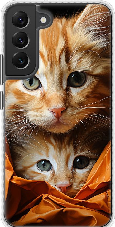 Чехол на Samsung Galaxy S22 Plus Котики 2 (5664pc-2495-42517) Чехол на Samsung Galaxy S22 Plus Котики 2 (5664pc-2495-42517)