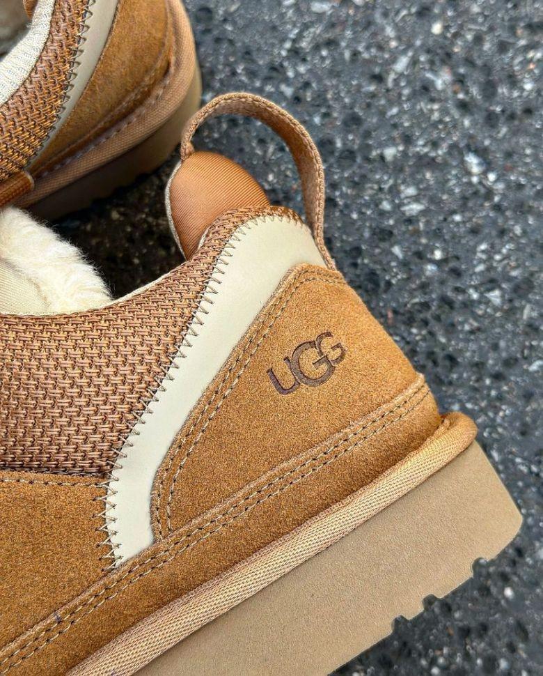 Кросівки зимові замшеві UGG Lowmel Sneaker Chestnut р. 38 Коричневий (16862) - фото 11