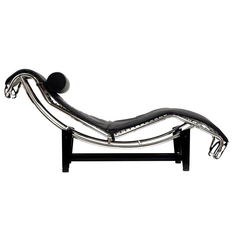 Шезлонг Лекор шкірозамінник нержавіюча сталь Чорний (30562574) - фото 2 Шезлонг Лекор шкірозамінник нержавіюча сталь Чорний (30562574) - фото 2