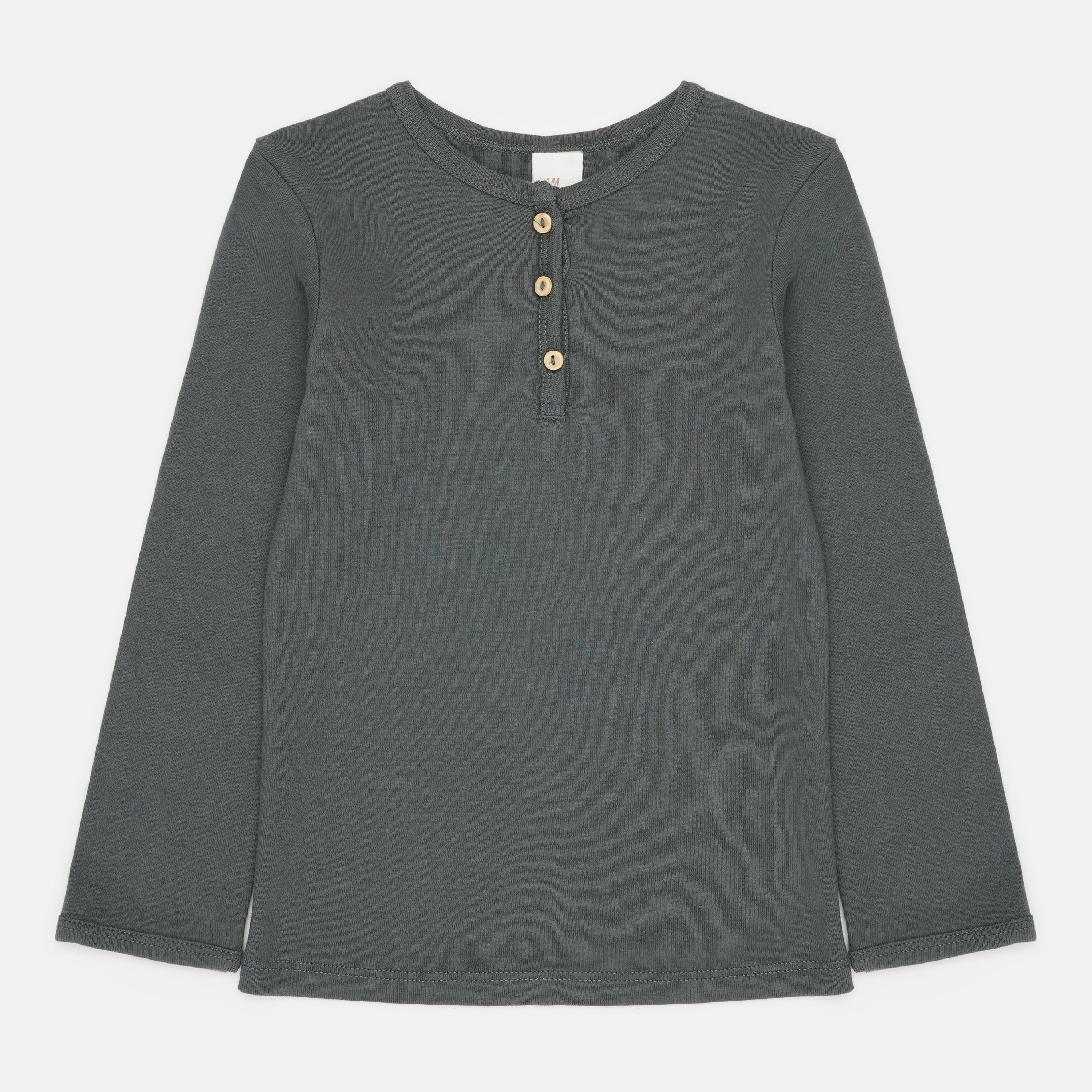 Лонгслів H&M 104 см Оливковий (Х221859926)