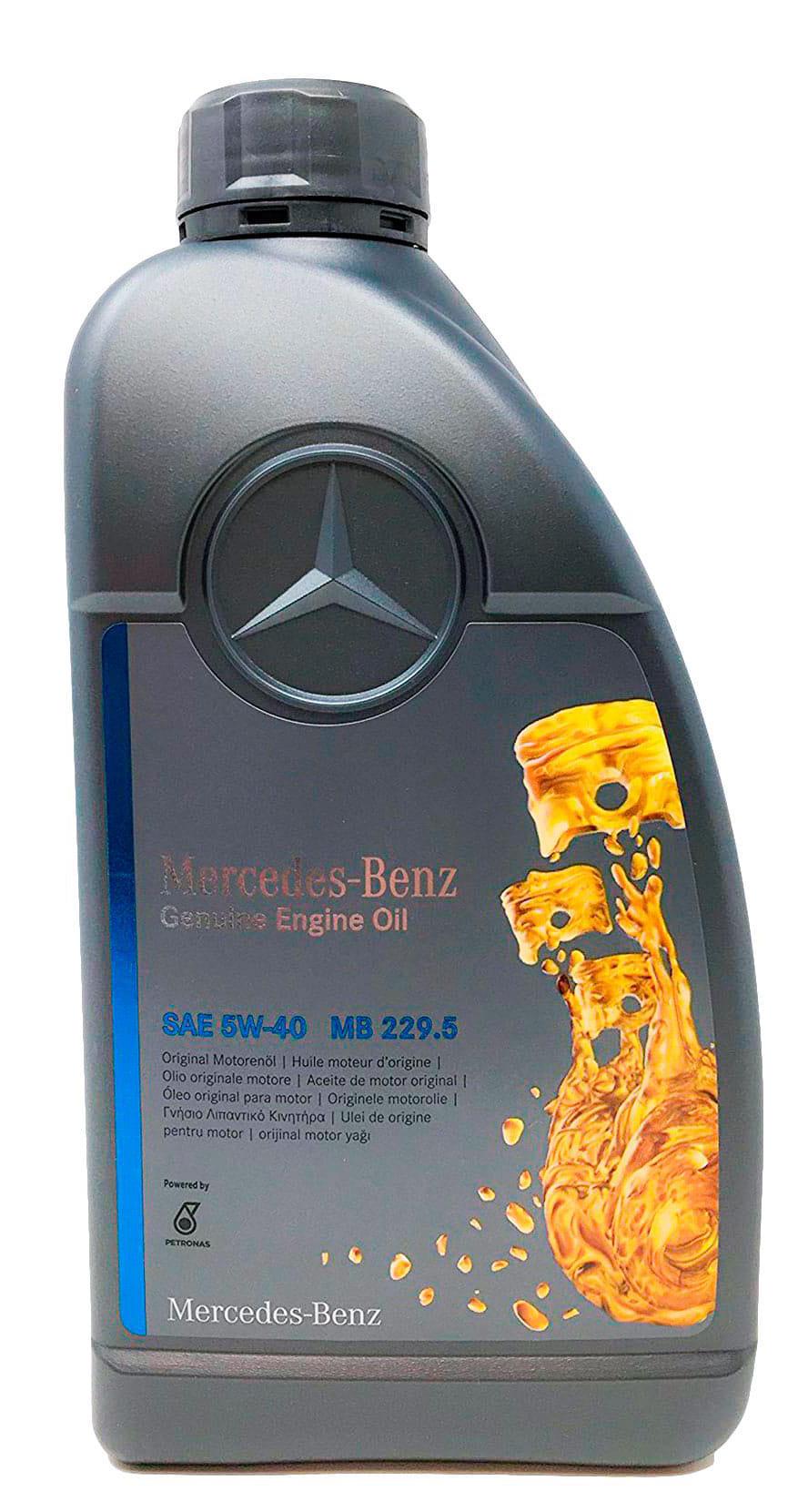 Моторна олива Mercedes-Benz 229.5 Engine Oil 5W-40 1 л (A000989210711) - фото 1