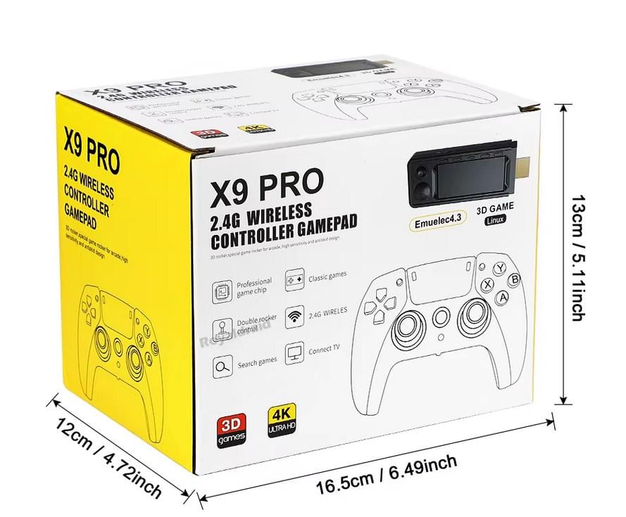 Ігрова ретроконсоль X9 PRO 59000+ ігор з 4 батарейками (1557) - фото 8 Ігрова ретроконсоль X9 PRO 59000+ ігор з 4 батарейками (1557) - фото 8