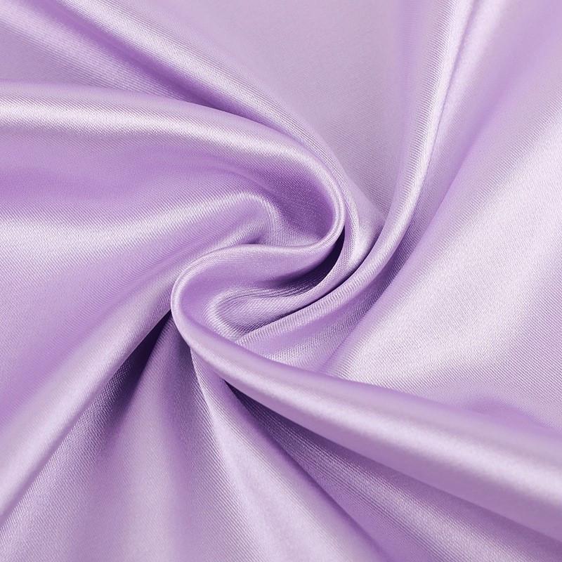 Ткань атлас LuxFabric 115 г/м² 1,5 м 1 м Сиреневый (ТП1501а15)