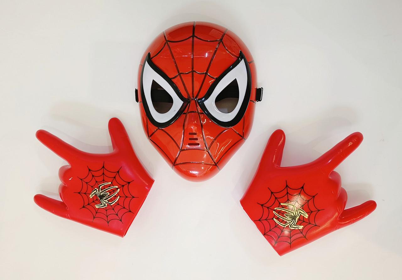 Набор человек-паук маска и перчатки 47х24х7 см - фото 4