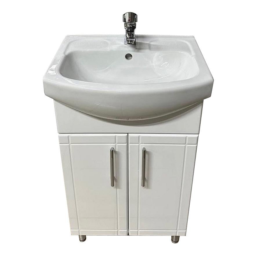 Тумба для ванной комнаты напольная Ранчо Классик Т-1 с раковиной Коло Руна 70 см White (20860374)