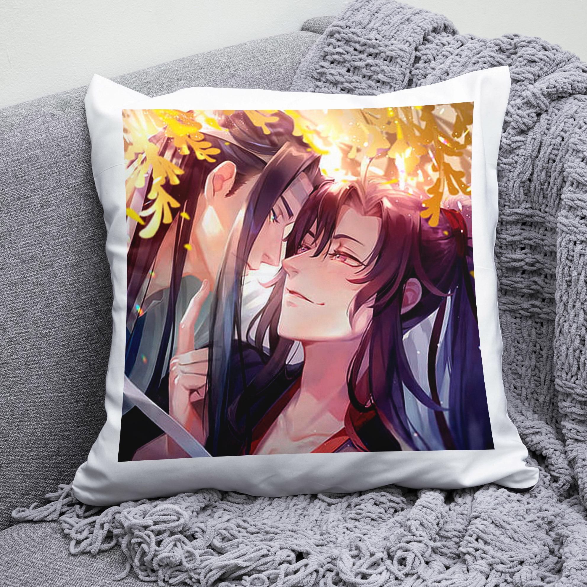 Плюшевая подушка квадрат с принтом аниме Магистр Дьявольского Культа Mo Dao Zu Shi "2