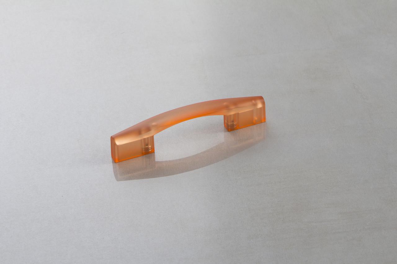Мебельная ручка Poliplast РП-19/64 Прозрачный оранжевый (16063)