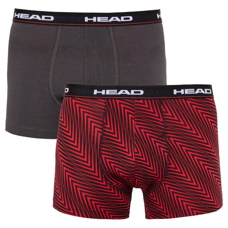 Трусы-боксеры Head Herringbone Print Boxer L 2 шт. Red/Gray (891005001-730)