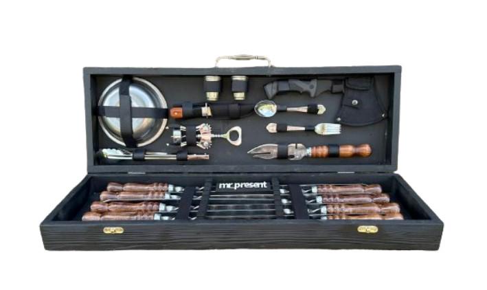 Набор шампурных лесников 3 м в кейсе (19211249).