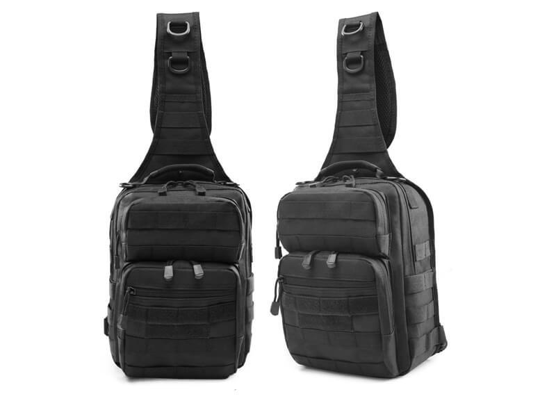 Рюкзак тактический через плечо Smartex 3P Tactical 12 ST-102 Black - фото 2
