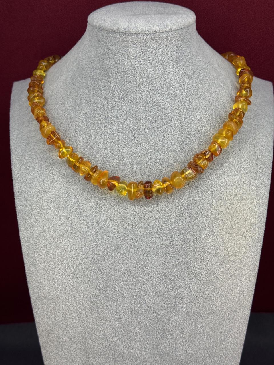Бусы из янтаря лечебные 46 см (н-708)