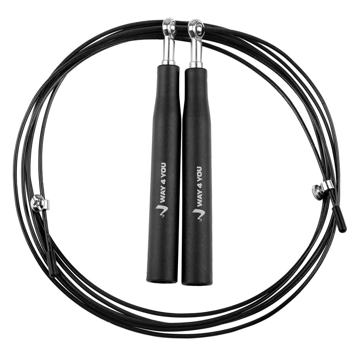 Скакалка Way4You Ultra Speed 3 Черный (w40036-b)