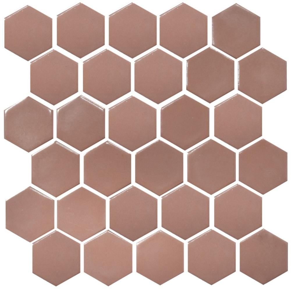 Керамическая мозаика Kotto Ceramica HEXAGON H 6011 295x295x9 мм Hot Pink