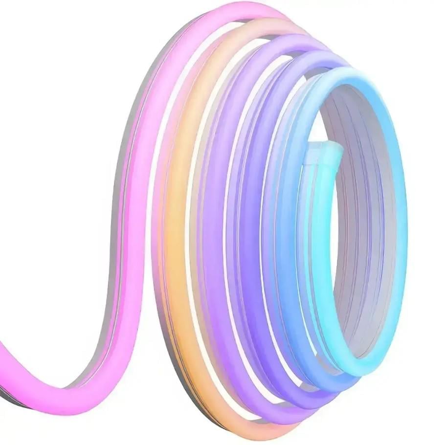 Светодиодная лента неоновая гибкая RGB 10 м с Bluetooth и USB (567)