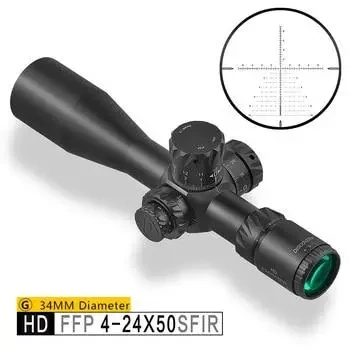 Оптический прицел Discovery Optics HD/34 4-24X50SFIR Zero Stop FFP - фото 8 Оптический прицел Discovery Optics HD/34 4-24X50SFIR Zero Stop FFP - фото 8