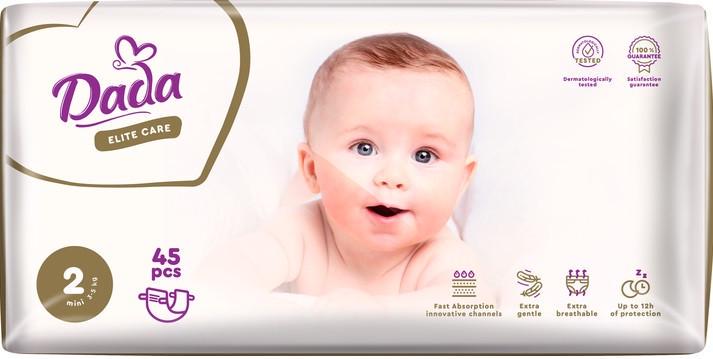 Підгузки дитячі Dada Elite Care Mini р. 2 3-5 кг 45 шт. (2644249209)