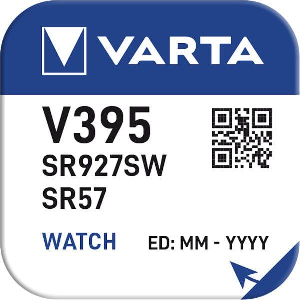 Батарейка для годинника Varta Silver Oxide V395/927 (2080) - фото 2 Батарейка для годинника Varta Silver Oxide V395/927 (2080) - фото 2