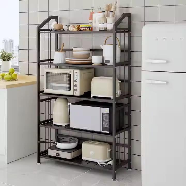 Стеллаж универсальный на 5 полок металлический многофункциональный Черный (2429871703) - фото 2 Стеллаж универсальный на 5 полок металлический многофункциональный Черный (2429871703) - фото 2