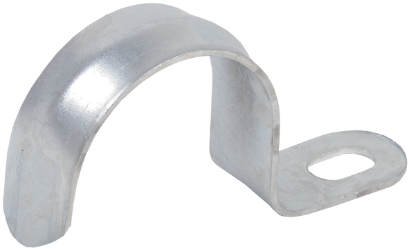 Скоба-держатель УЭК однолапочная оцинкованная Ø21-22 мм (CMAT10-21-100)